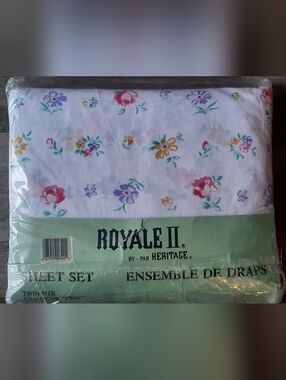 Vintage Royale II by Heritage No Iron Twin Size Sheet Set